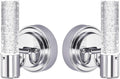 Chrome LED Indoor Wall Sconce 2 Pack T313004
