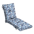 Blue Garden Floral Tufted Chaise Cushion M4006