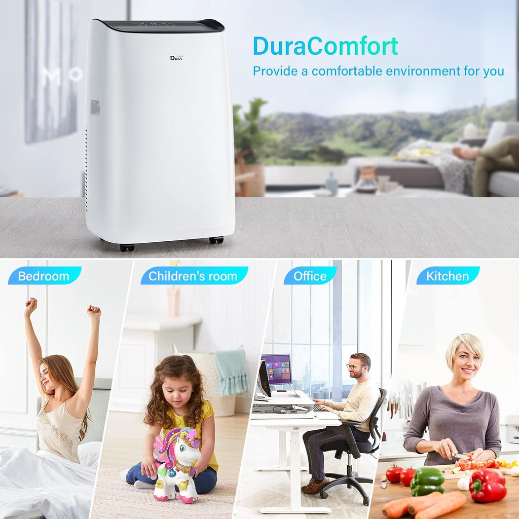 White Smart Portable Air Conditioner, 12000 BTU O8796