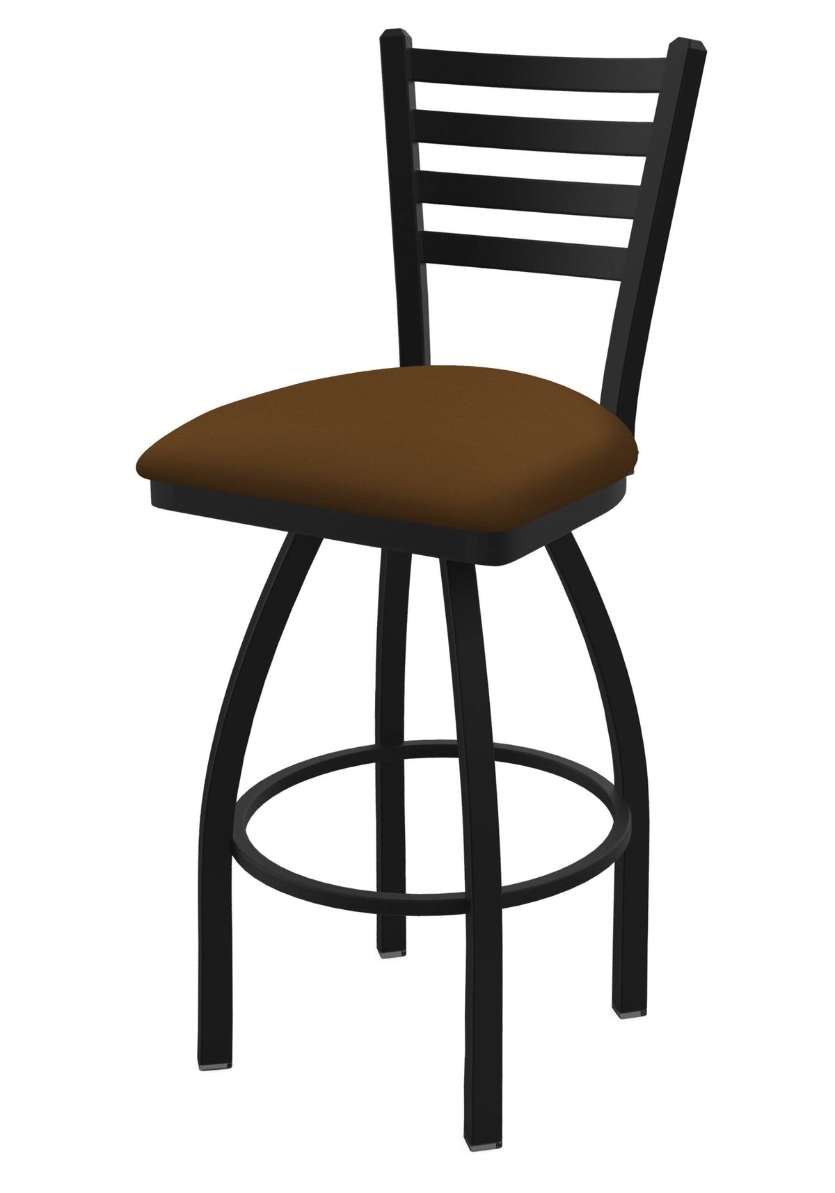 Swivel Bar Stool with Anodized Nickel Finish U597