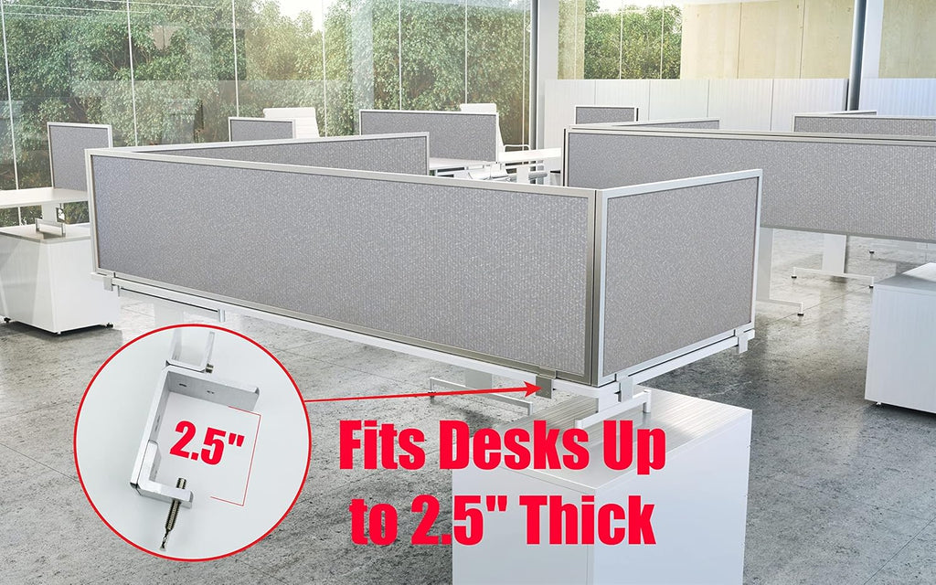Acoustical Desk Mounted Privacy Panel U61676