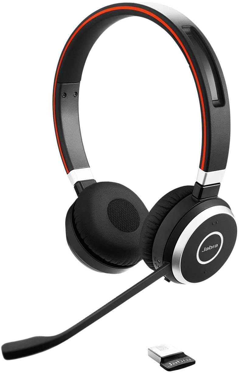 Jabra Evolve 65 Wireless Stereo On-Ear Headset with USB Bluetooth T8653