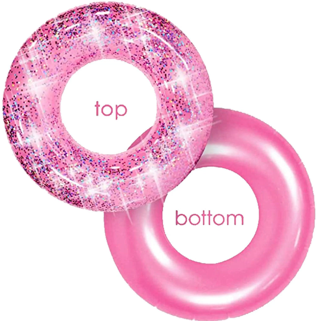 Pink Inflatable Pool Floats Rings 36 Inch D5810