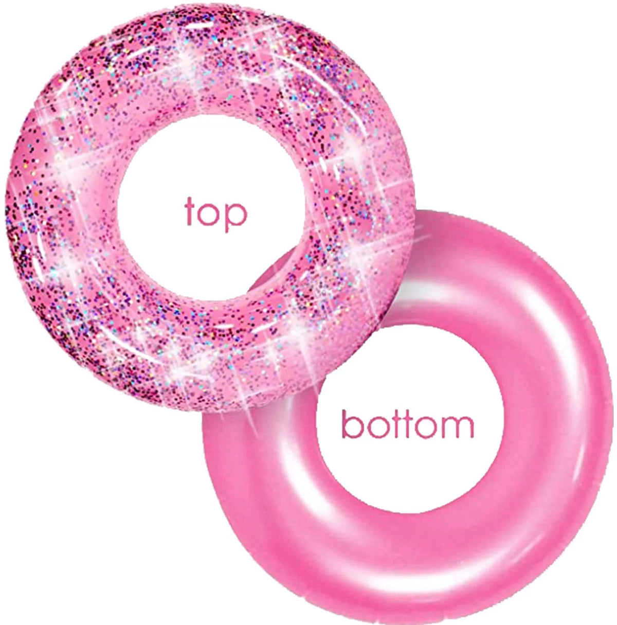 Pink Inflatable Pool Floats Rings 36 Inch D5810