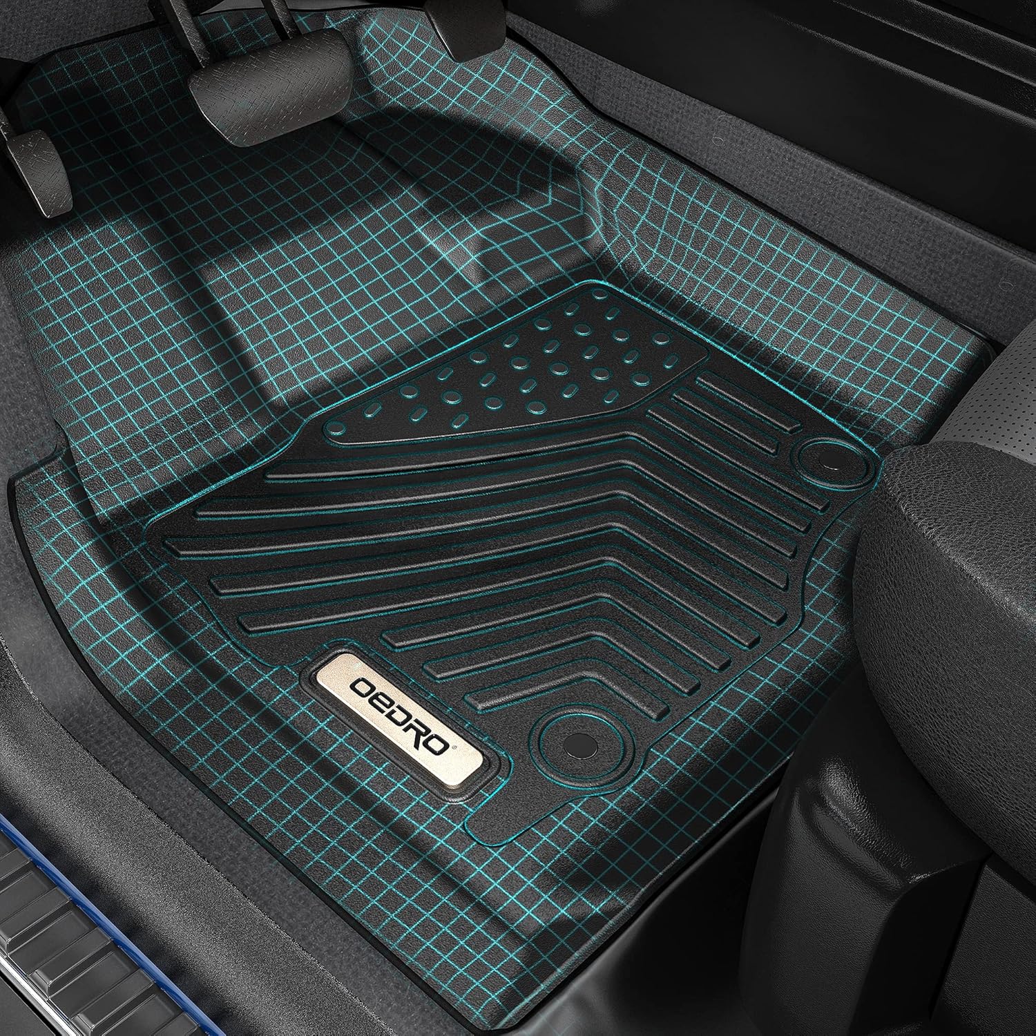 Black TPE All Weather Floor Mats G821305