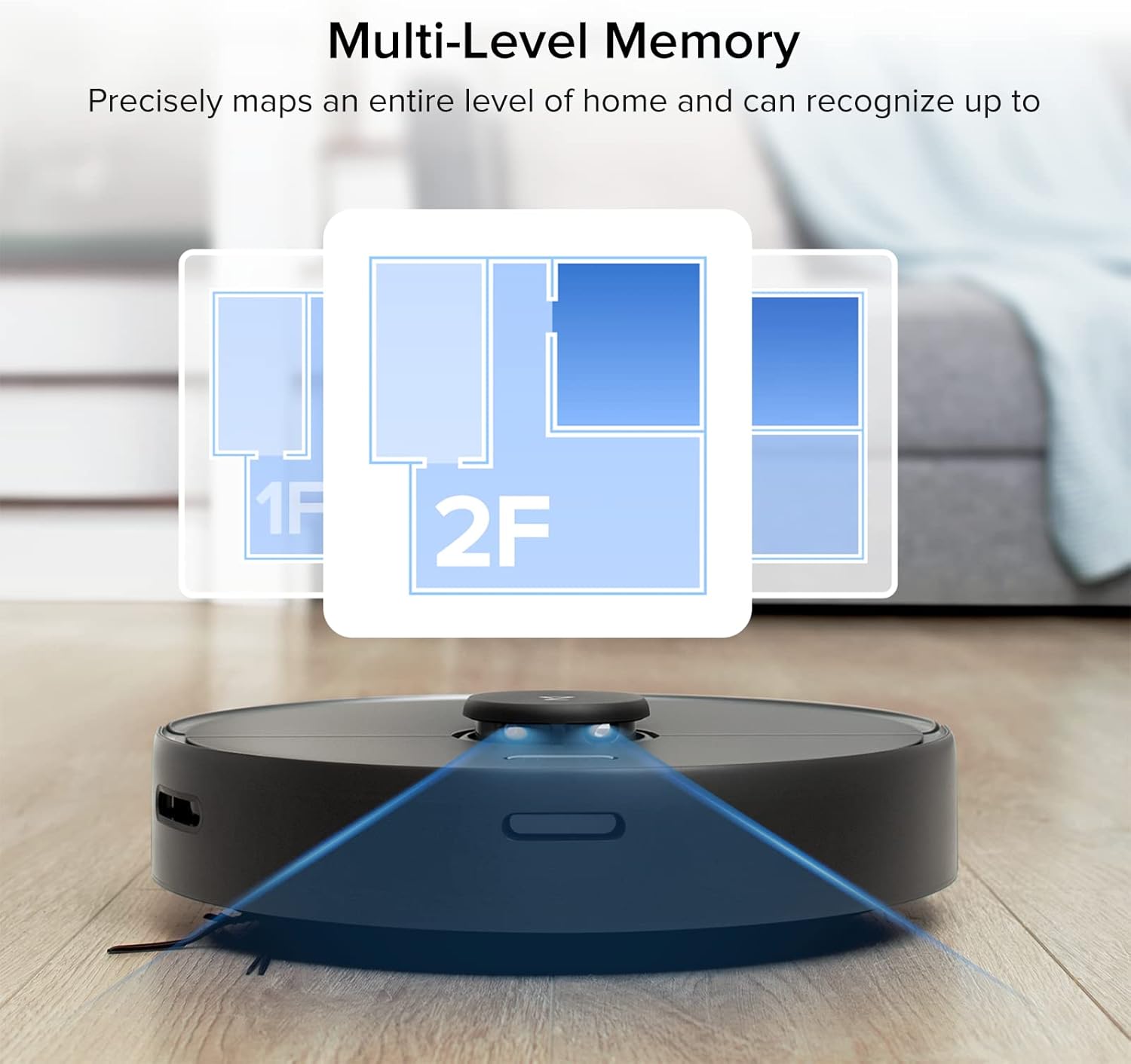 Robot Vacuum with Lidar Navigation, 2000Pa Strong Suction I36513