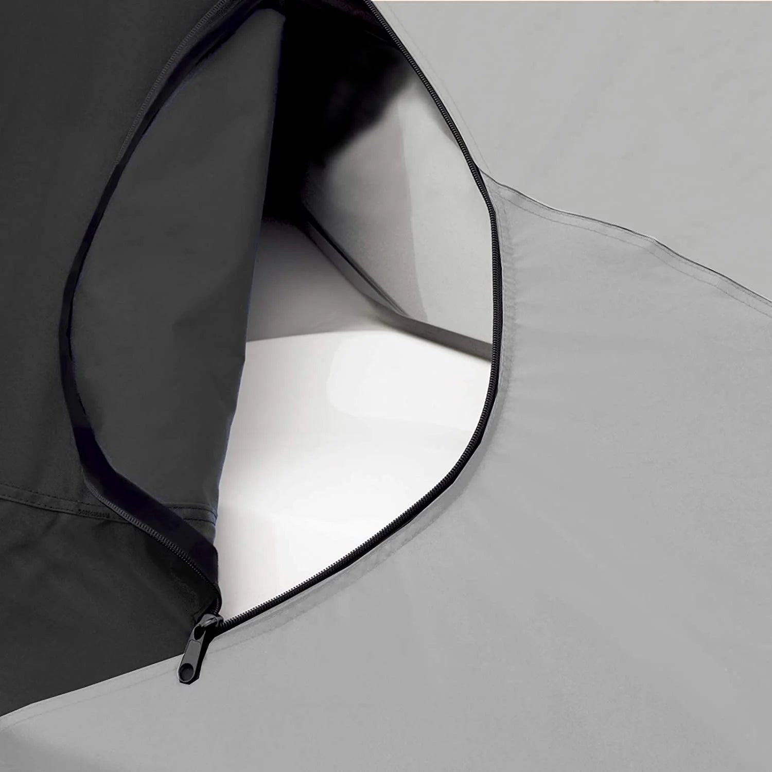 Waterproof 600D Heavy Duty Polyester PWC Cover Gray/Black Fits from 116"-125" 2 Seater R495