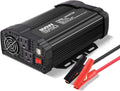 800W Power Inverter 12V DC to 110V AC Converter with Dual AC Outlets, Pack of 2 R53976