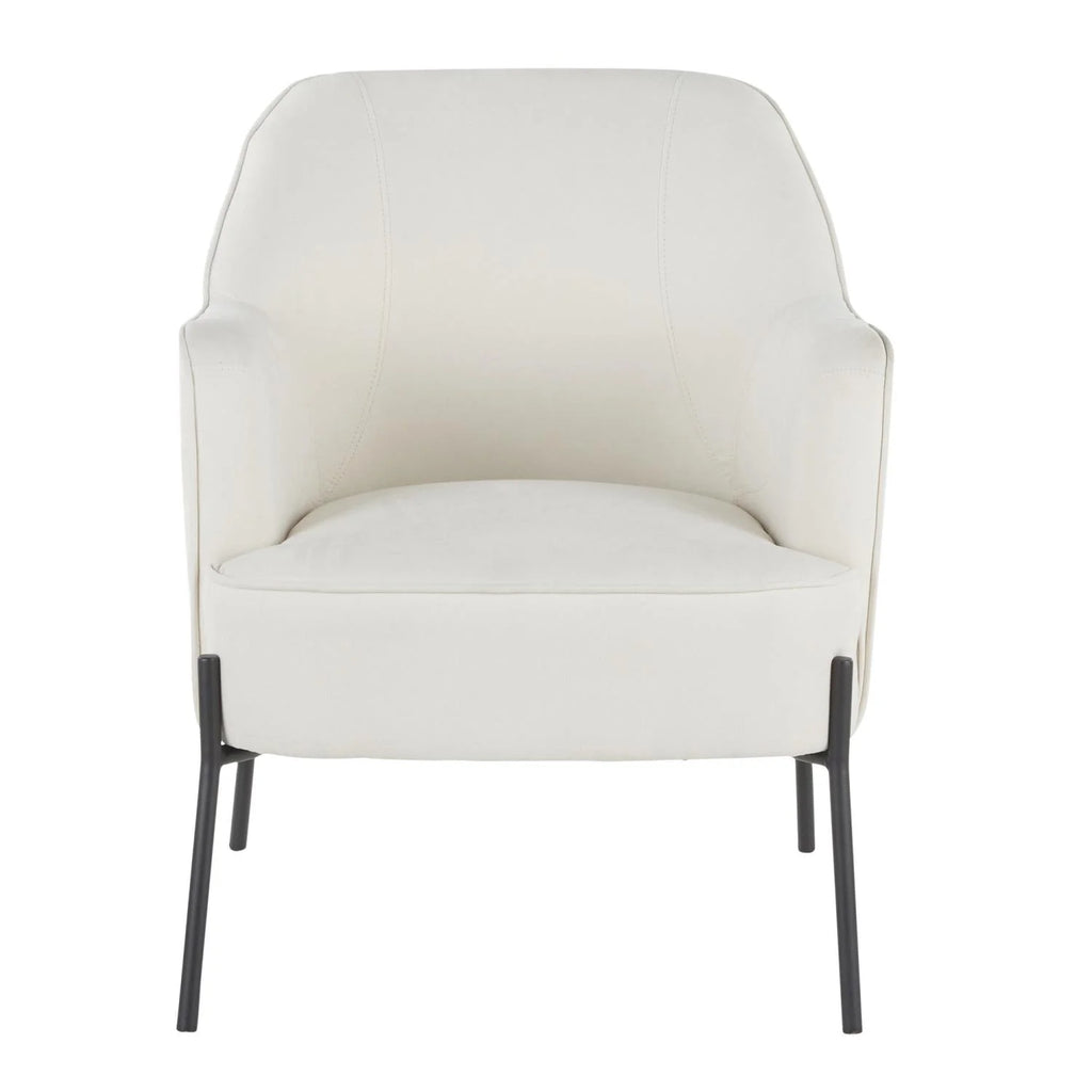 Black/Cream Accent Chair K586