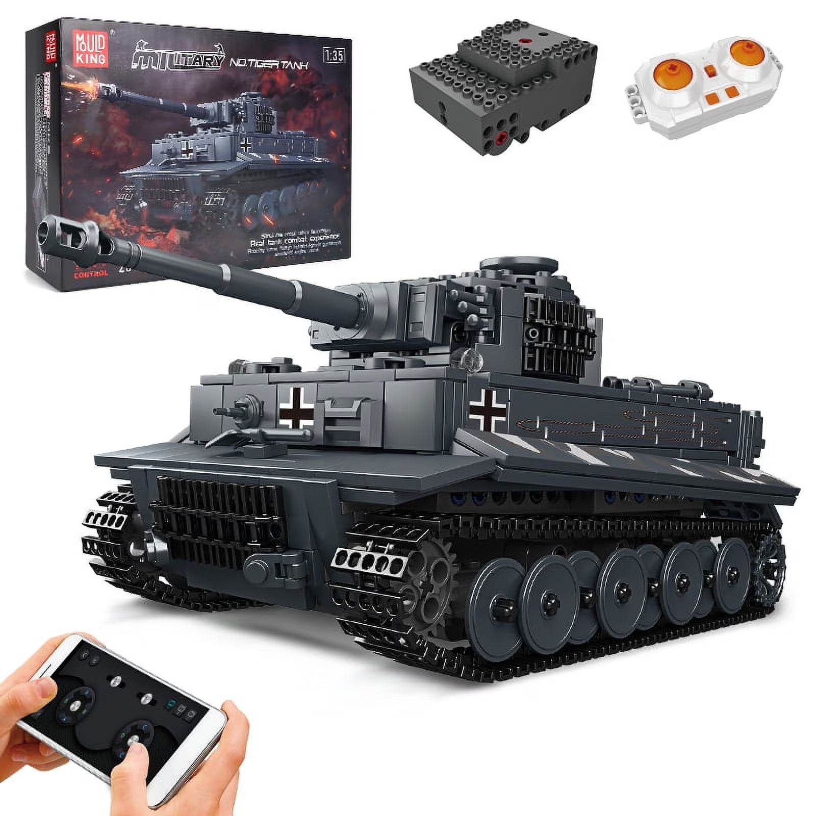 RC Tiger Tank Building Block O16511
