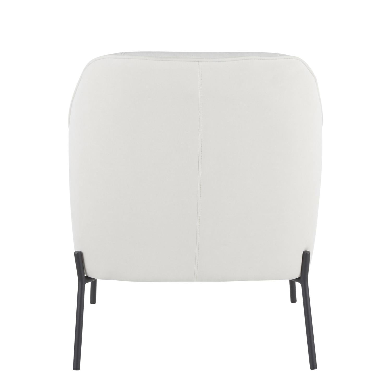 Black/Cream Accent Chair K586