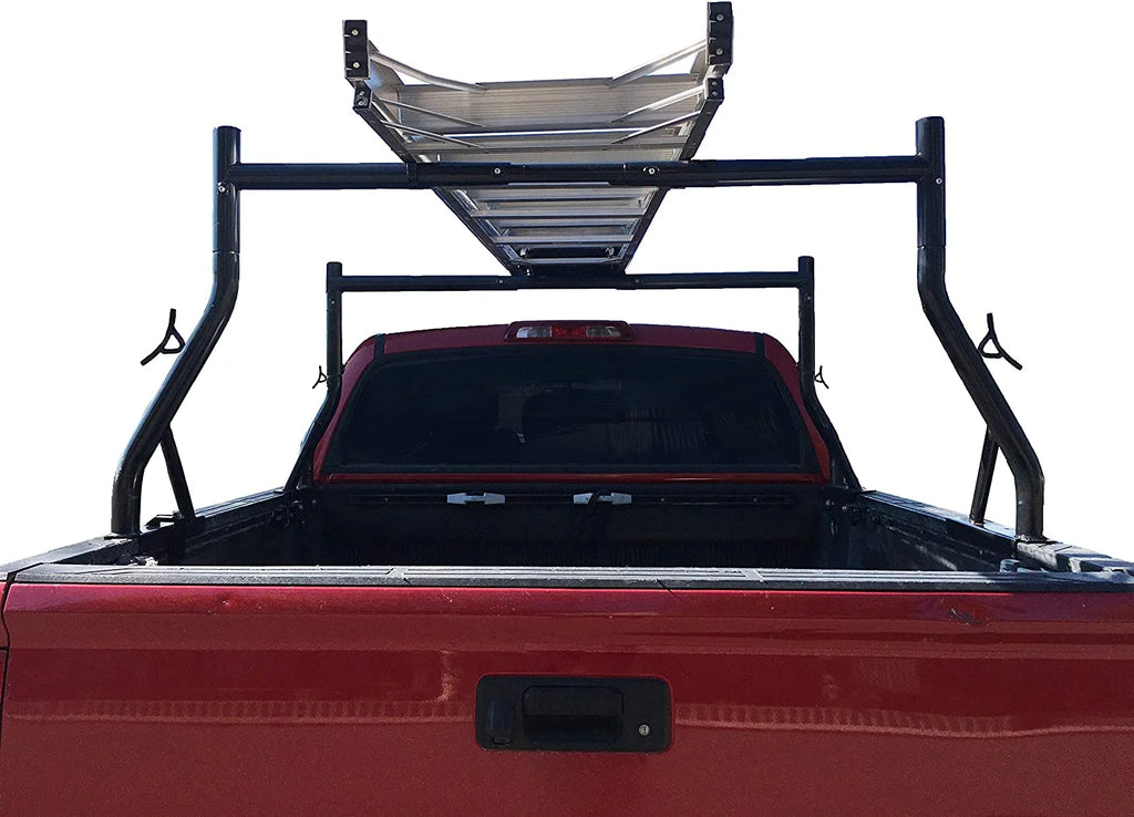 Steel Pickup Truck Ladder Rack Two Bar Set with Mounting Clamps K1556