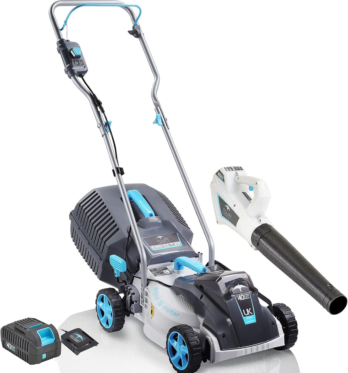 15 Inch 40V Cordless Brushless Lawn Mower T142