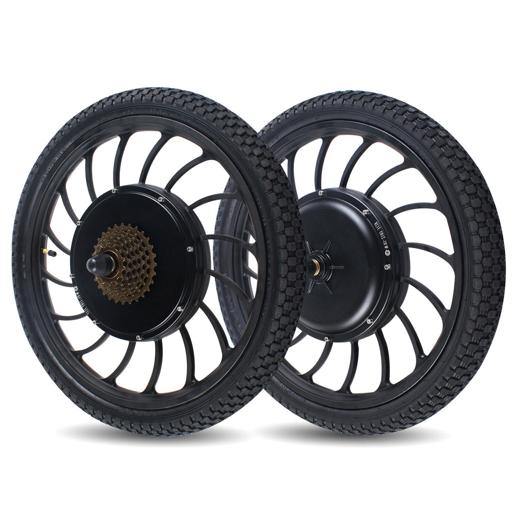 1000W 48V 20'' Ebike Front/Rear Wheel Motor Conversion Kit L990