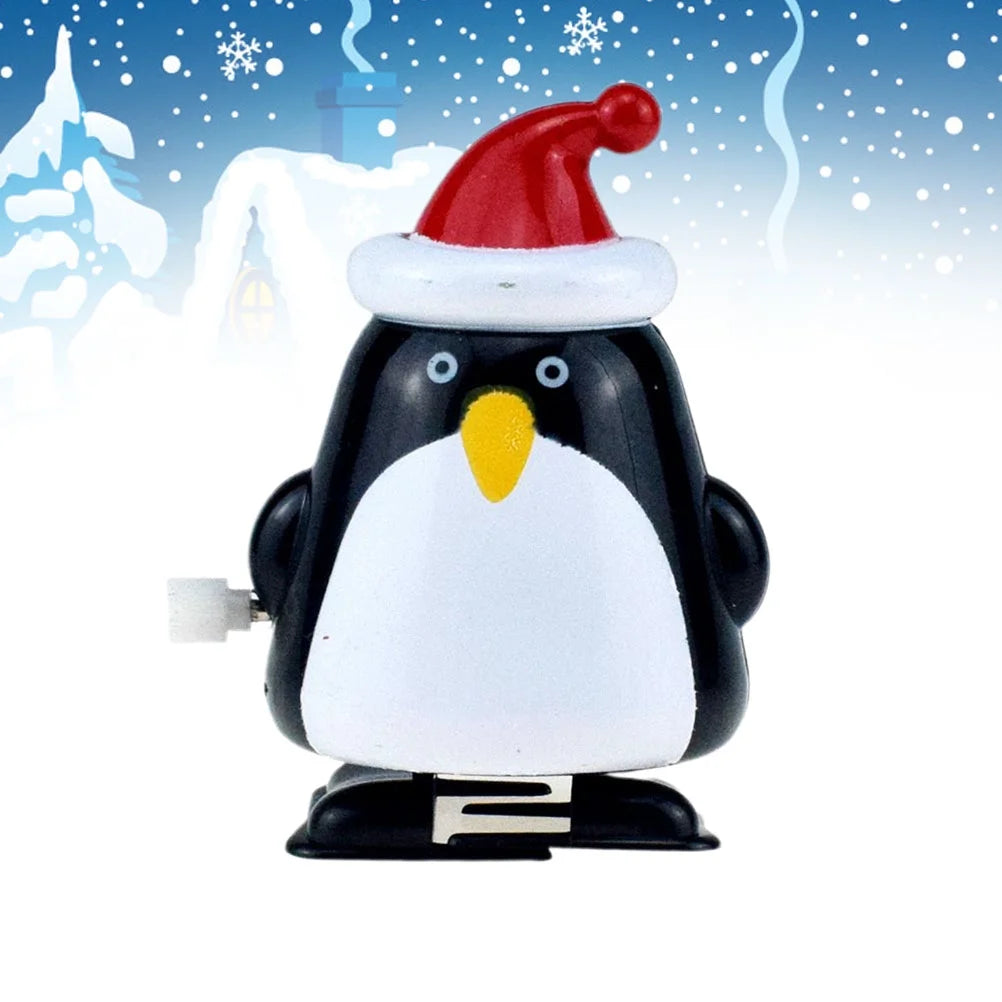 Christmas Clockwork Toy Penguin Wind Up Toys U7604