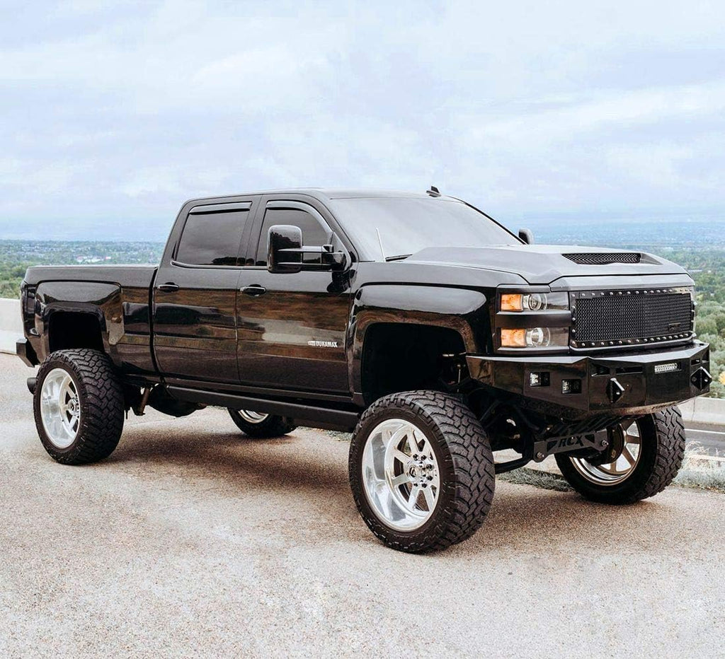 4pcs In-Channel Rain Guards for Chevrolet Silverado Crew Cab L803