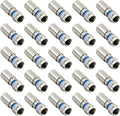 25 Pack RG6 Coax Coaxial Adapter Plug T54096