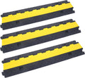 3 Pack 2 Channel Cable Protector Ramp W221
