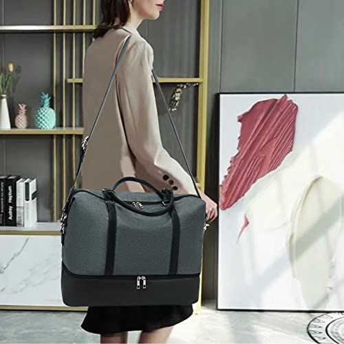 Travel Weekender Bag with Shoe Compartment X29457