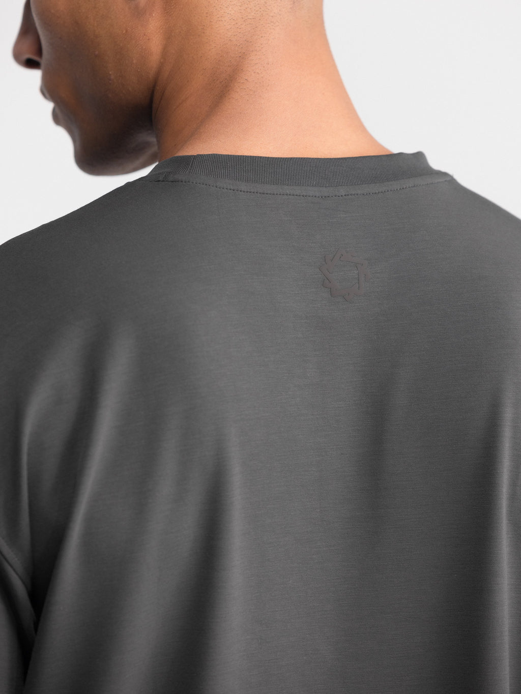 Cropped Oversized Athletic Tee