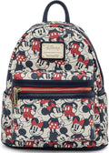 Red Navy Mini Backpack Handbag A826830