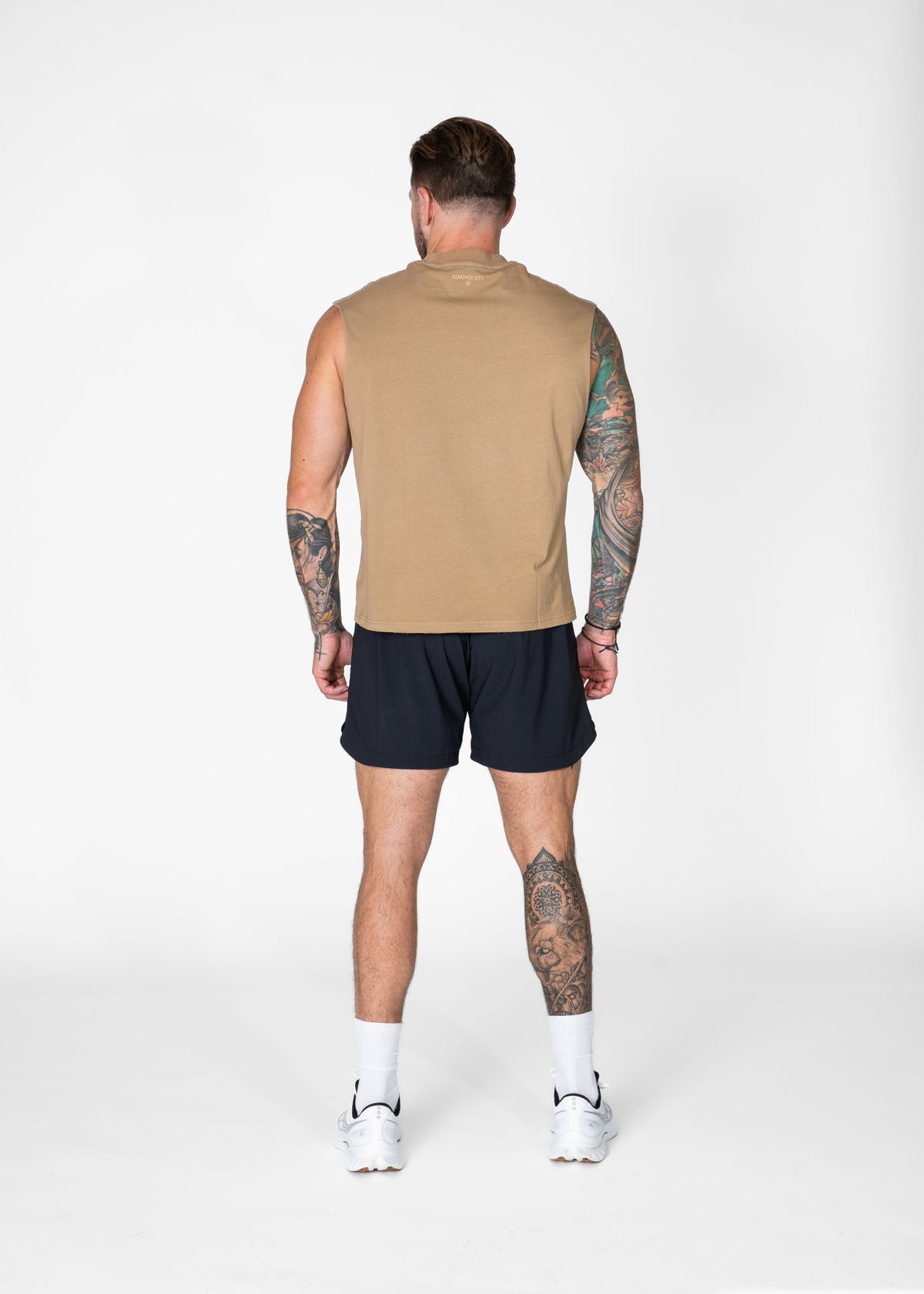 Vintage Cropped Relaxed Cut Off Tee