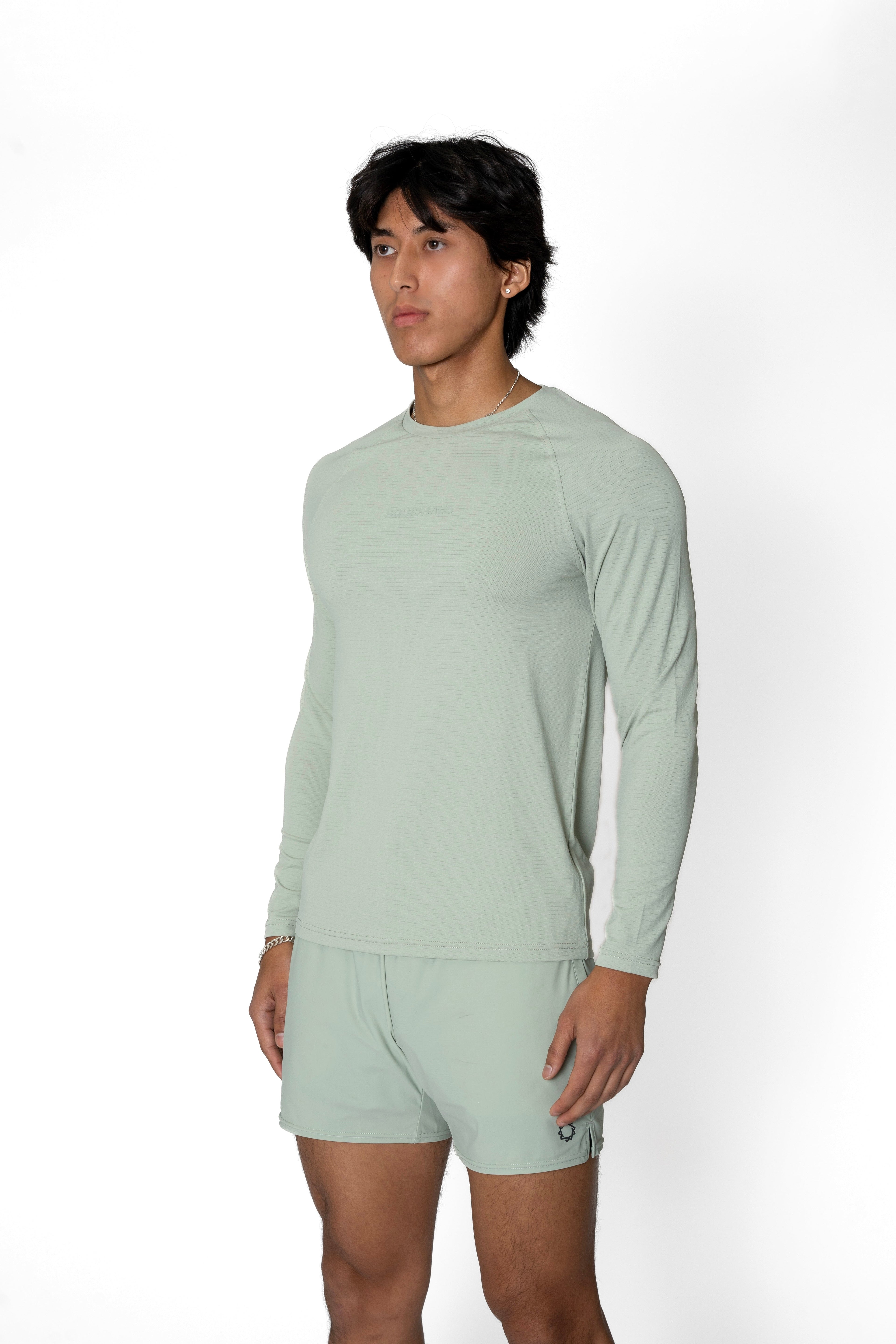 Essentials Long Sleeve Athletic Fitted Tee