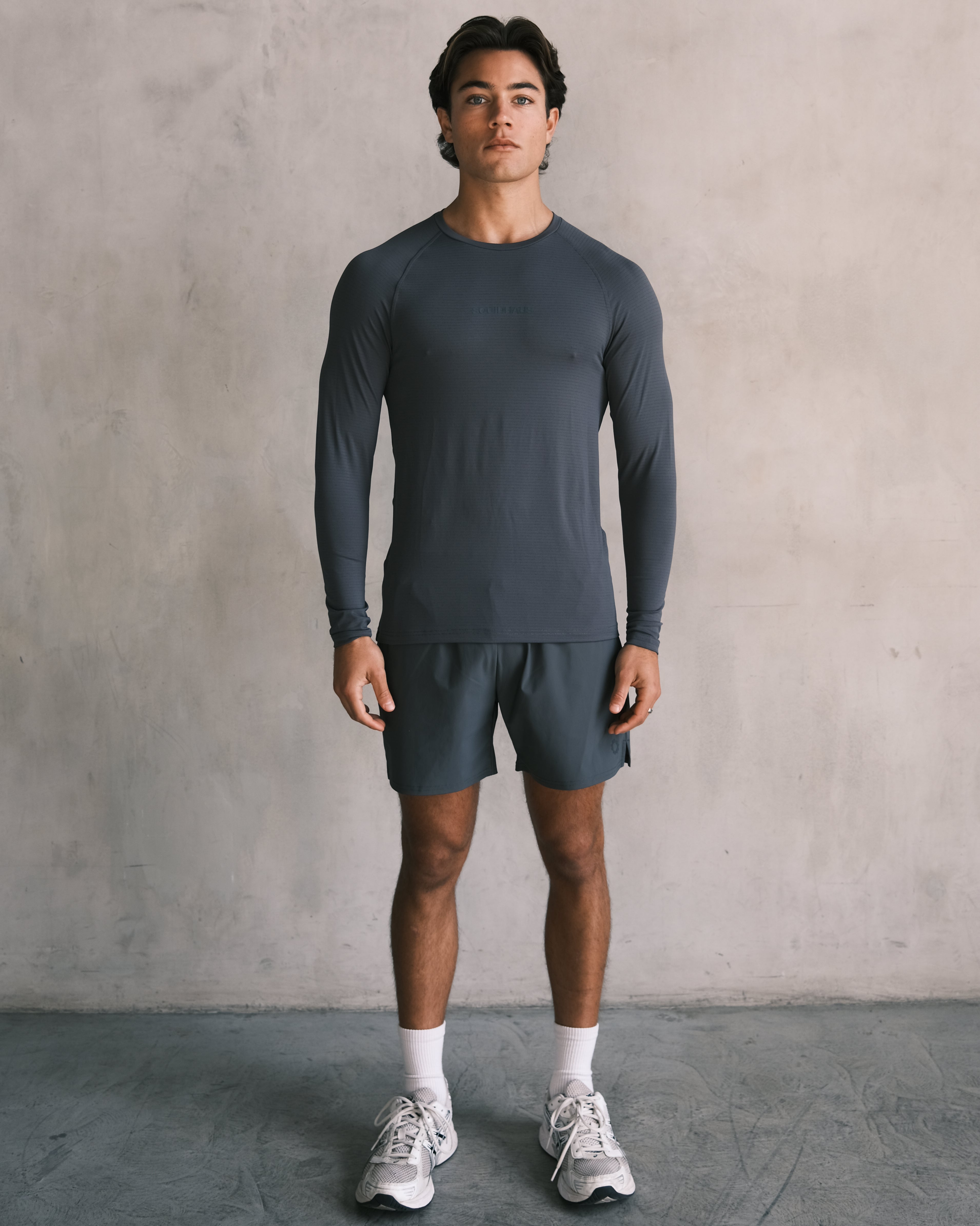 Essentials Long Sleeve Athletic Fitted Tee