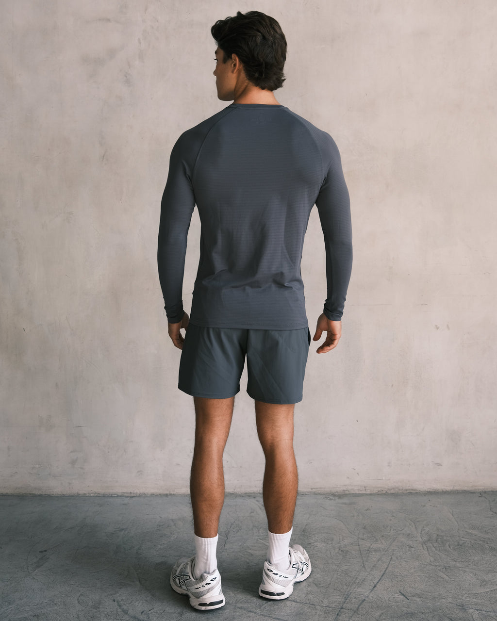 Essentials Long Sleeve Athletic Fitted Tee
