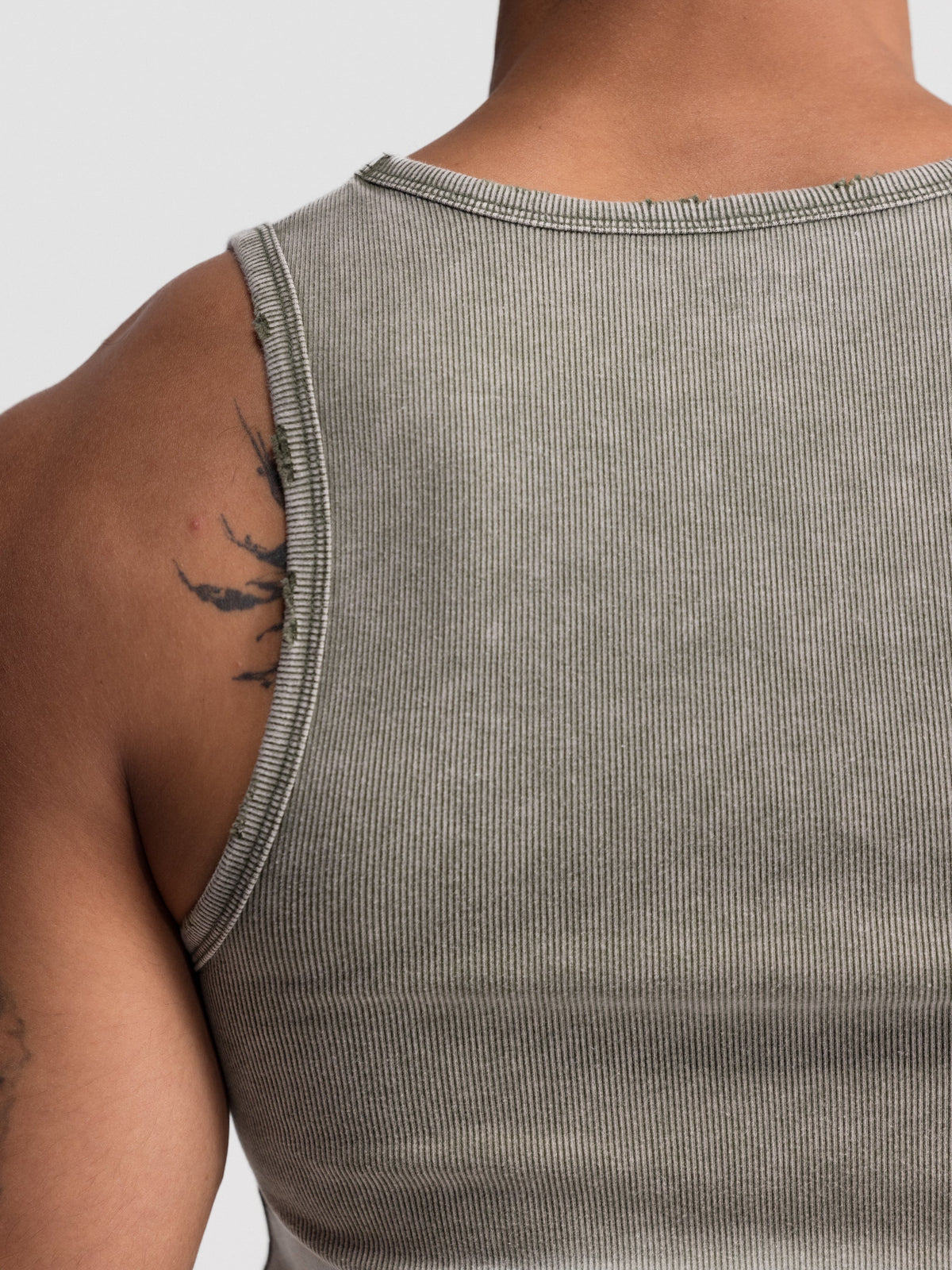 Premium Ultra-Soft Cotton Distressed Fitted Tank 4 Pack
