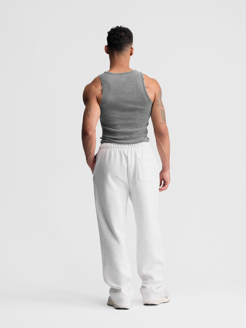 Premium Ultra-Soft Cotton Distressed Fitted Tank 4 Pack