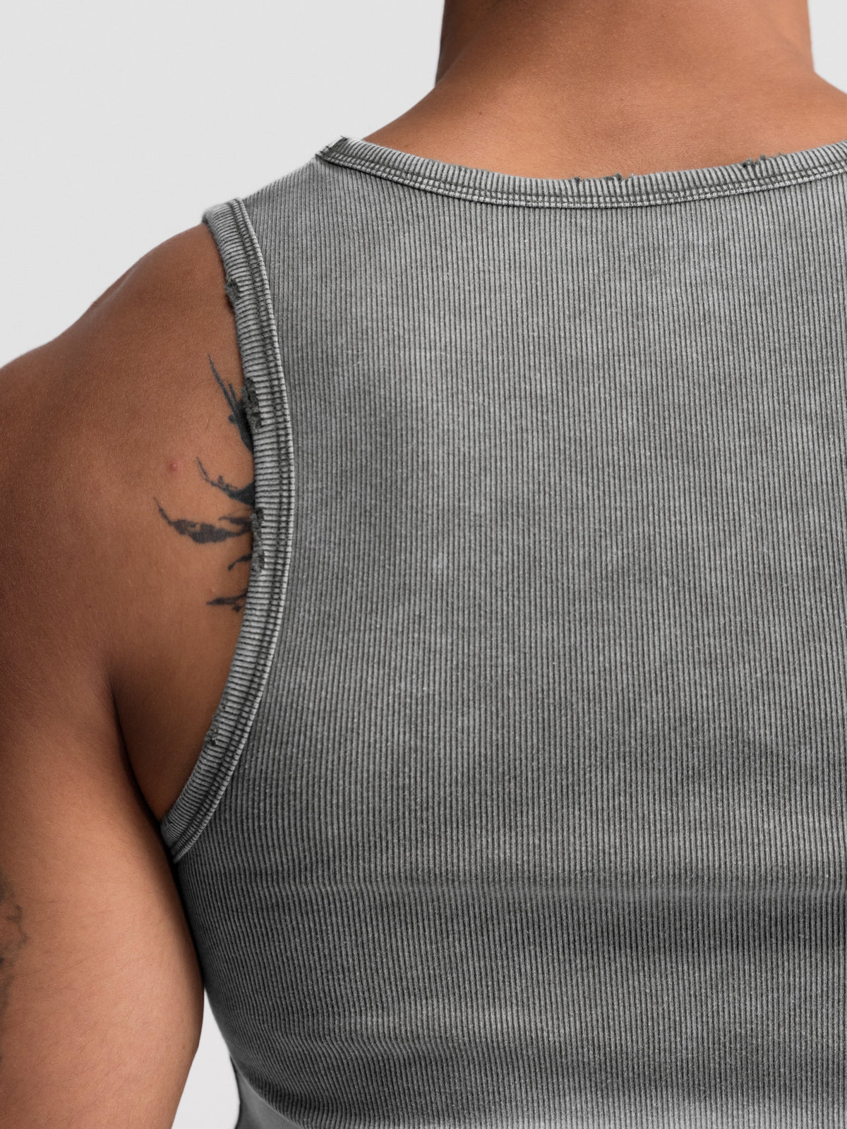 Premium Ultra-Soft Cotton Distressed Fitted Tank 2 Pack