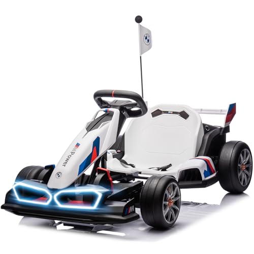 White Electric Drift Go Kart with 600W Motor G4851