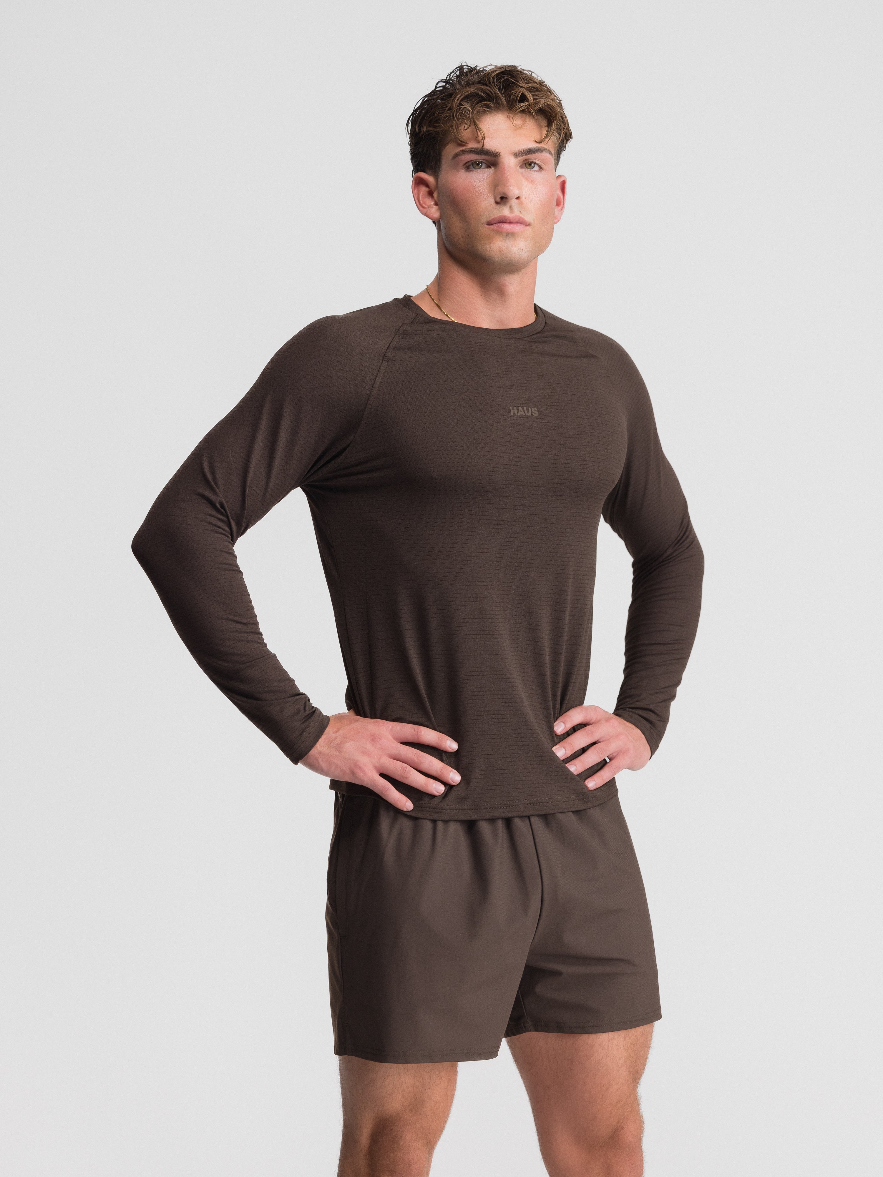 Essentials Long Sleeve Athletic Fitted Tee