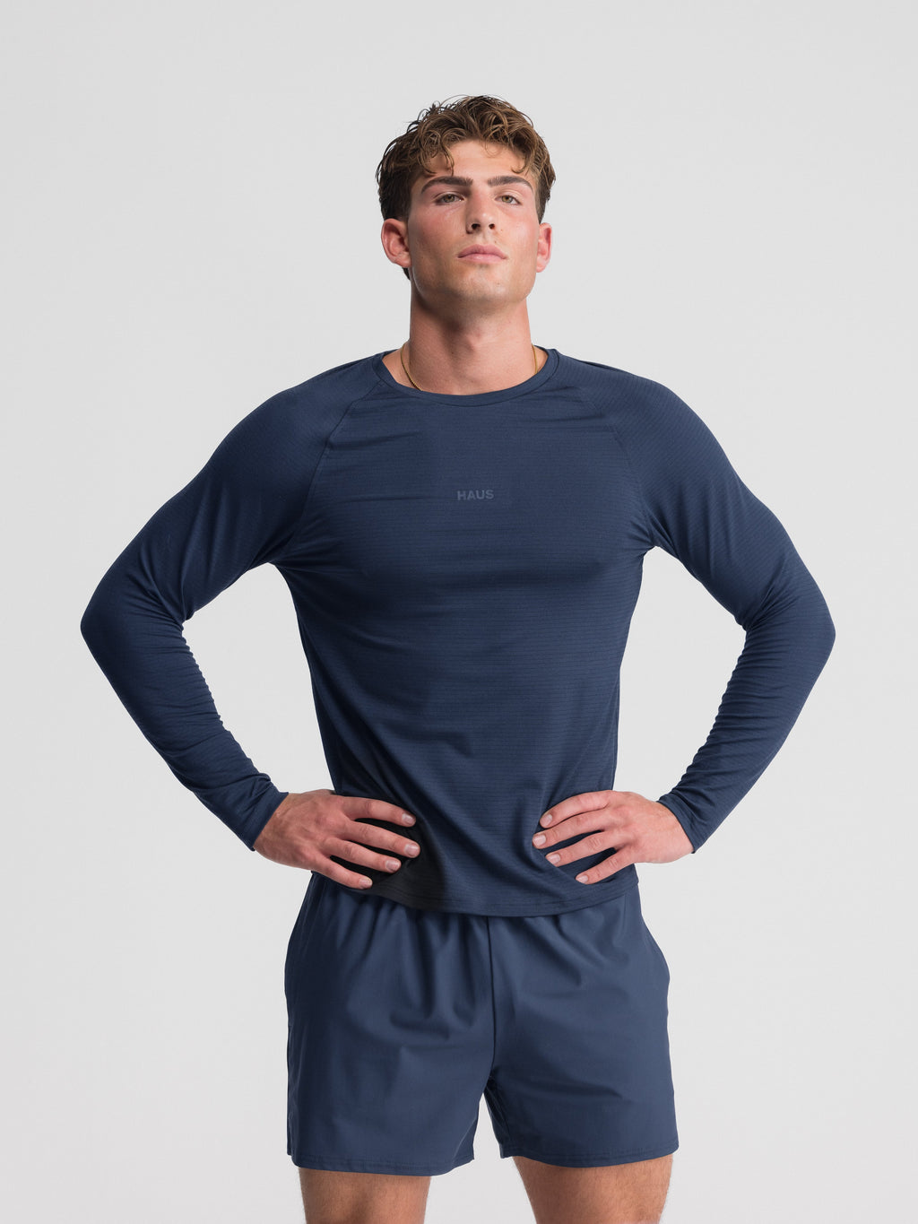 Essentials Long Sleeve Athletic Fitted Tee