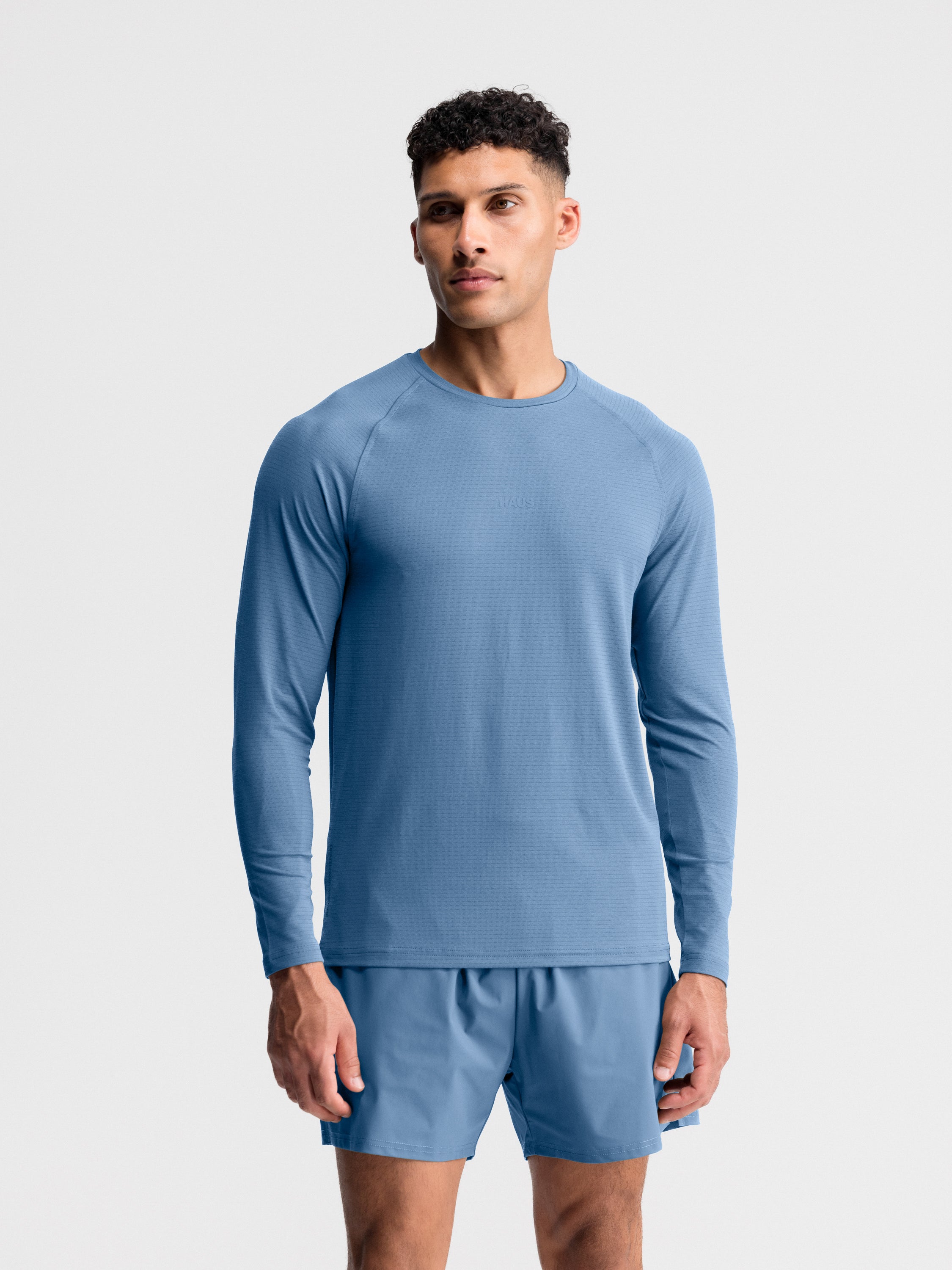 Essentials Long Sleeve Athletic Fitted Tee
