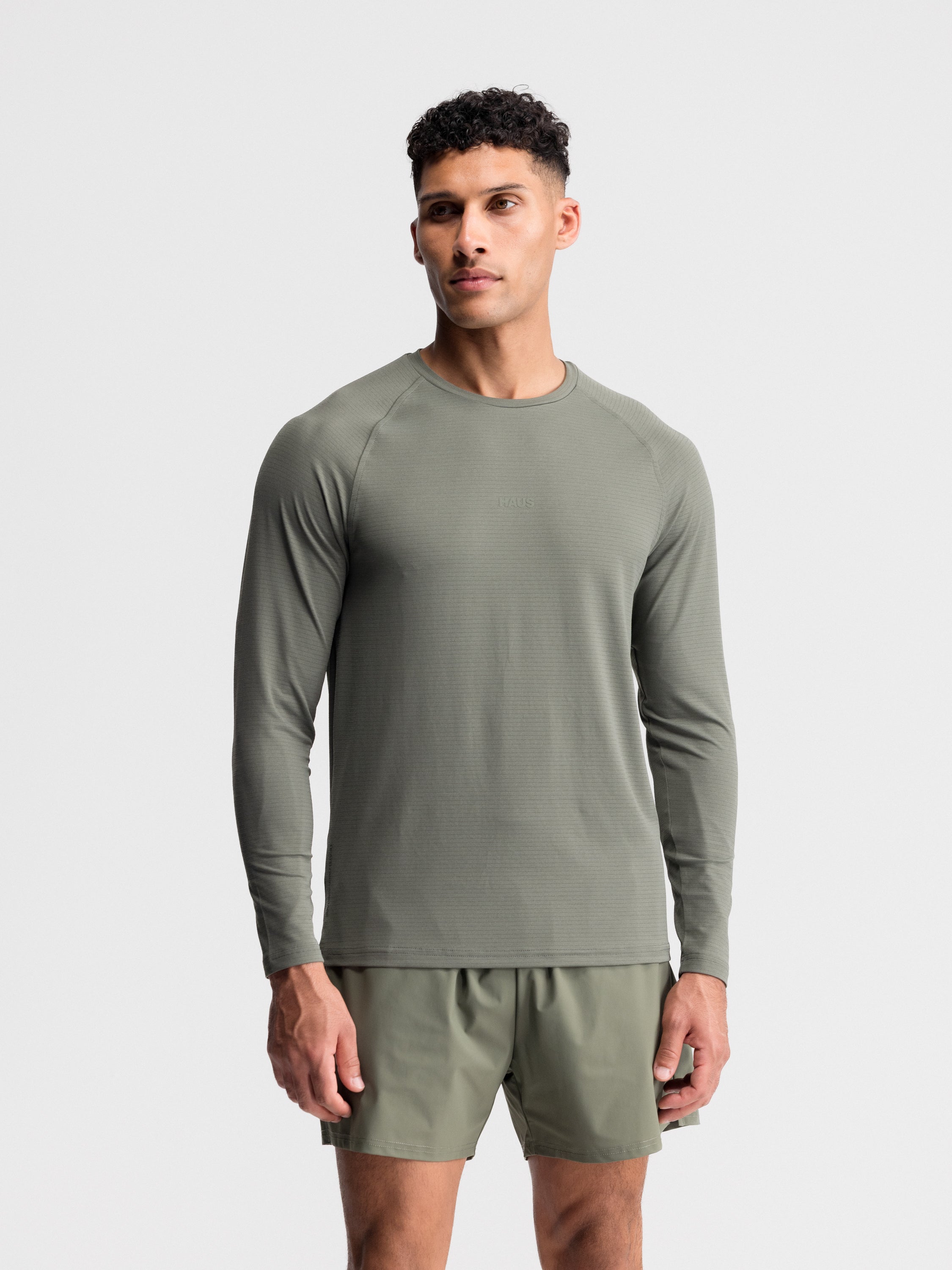 Essentials Long Sleeve Athletic Fitted Tee