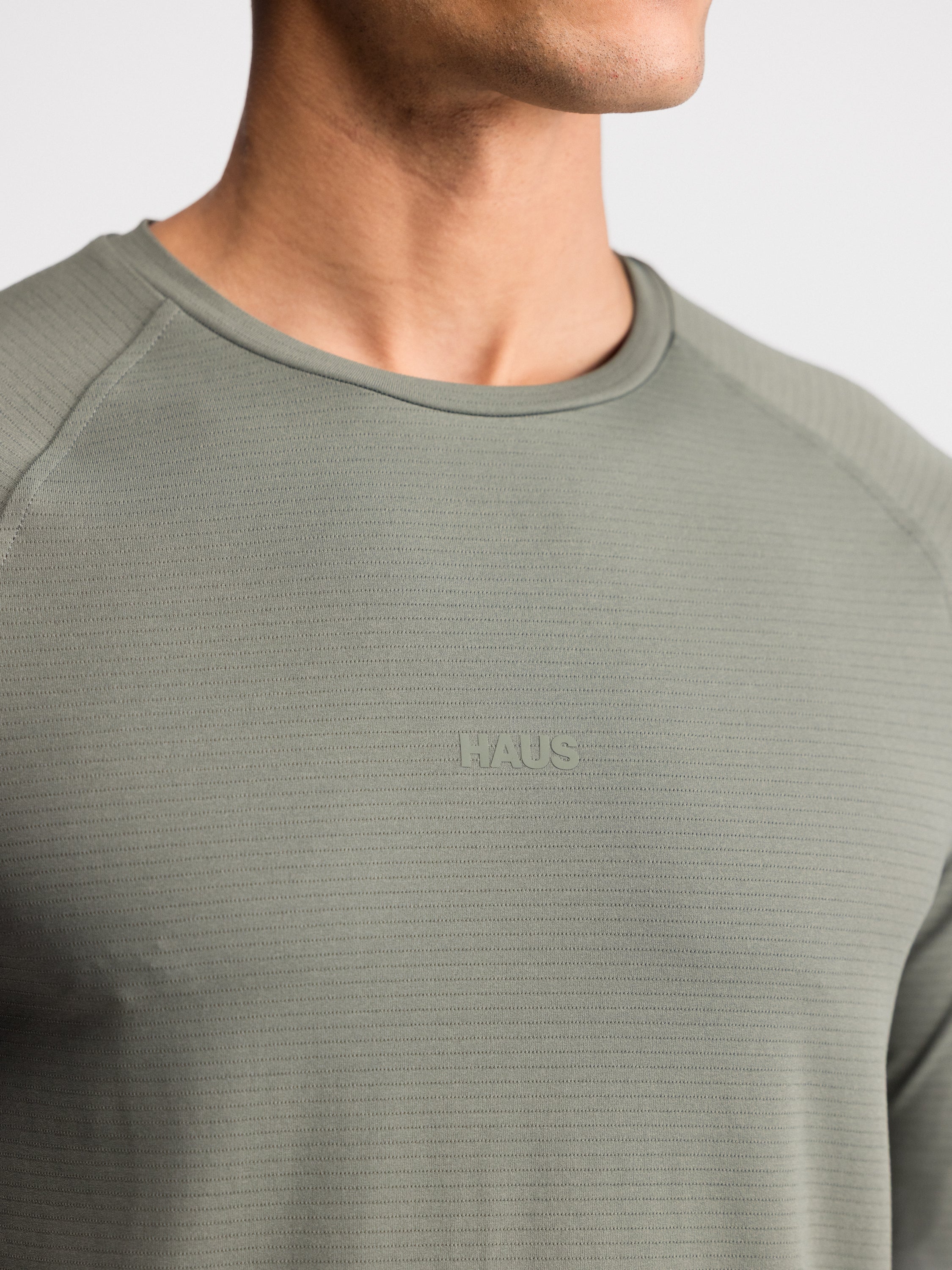 Essentials Long Sleeve Athletic Fitted Tee