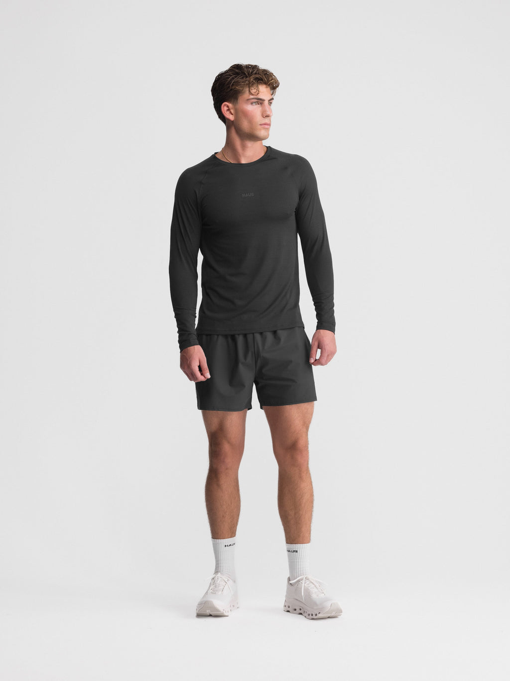 Essentials Long Sleeve Athletic Fitted Tee