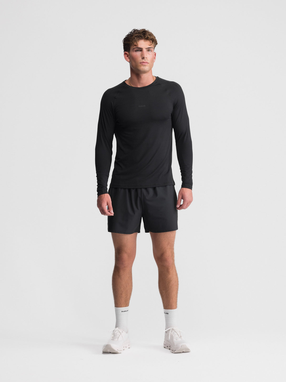 Essentials Long Sleeve Athletic Fitted Tee