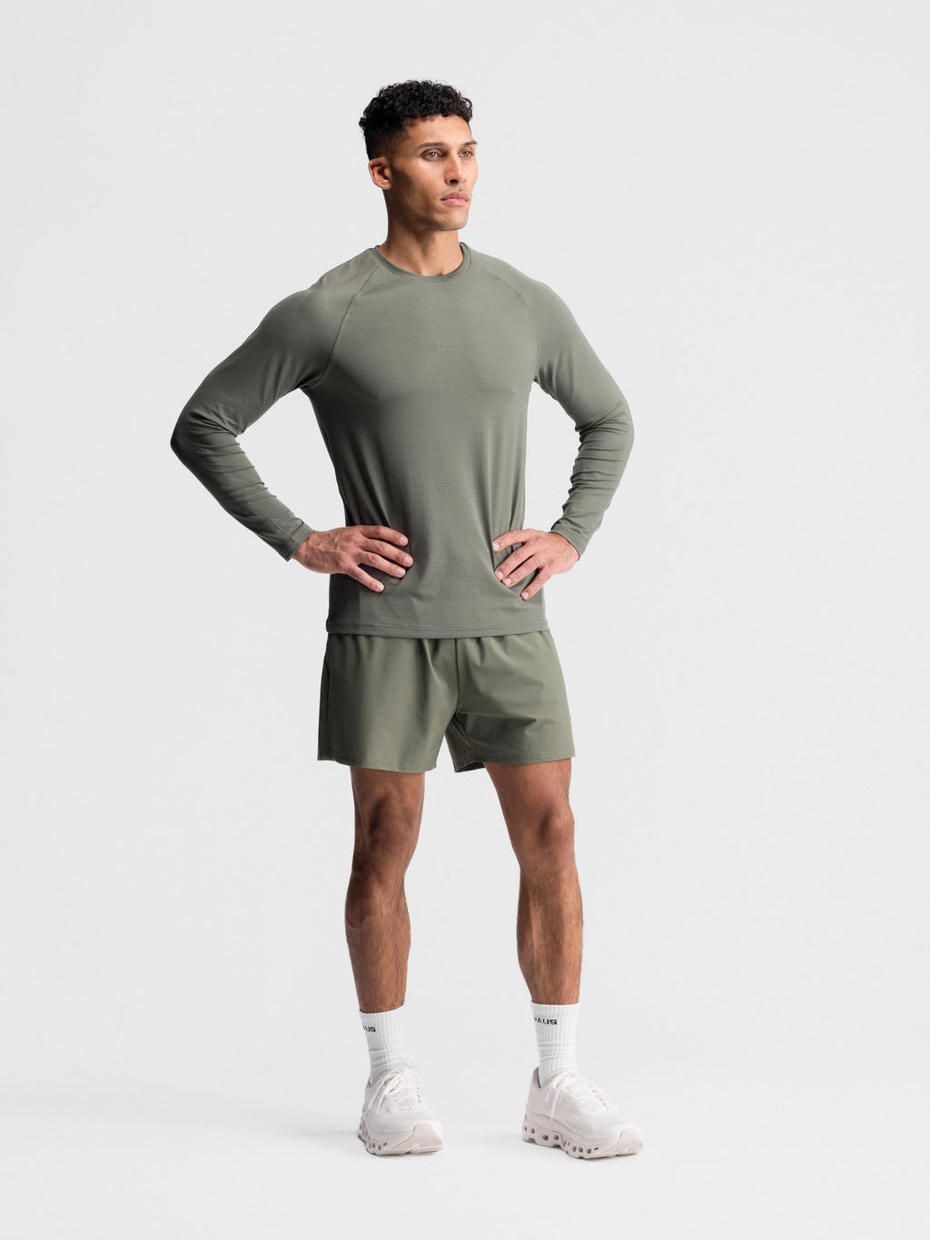 Essentials Long Sleeve Athletic Fitted Tee