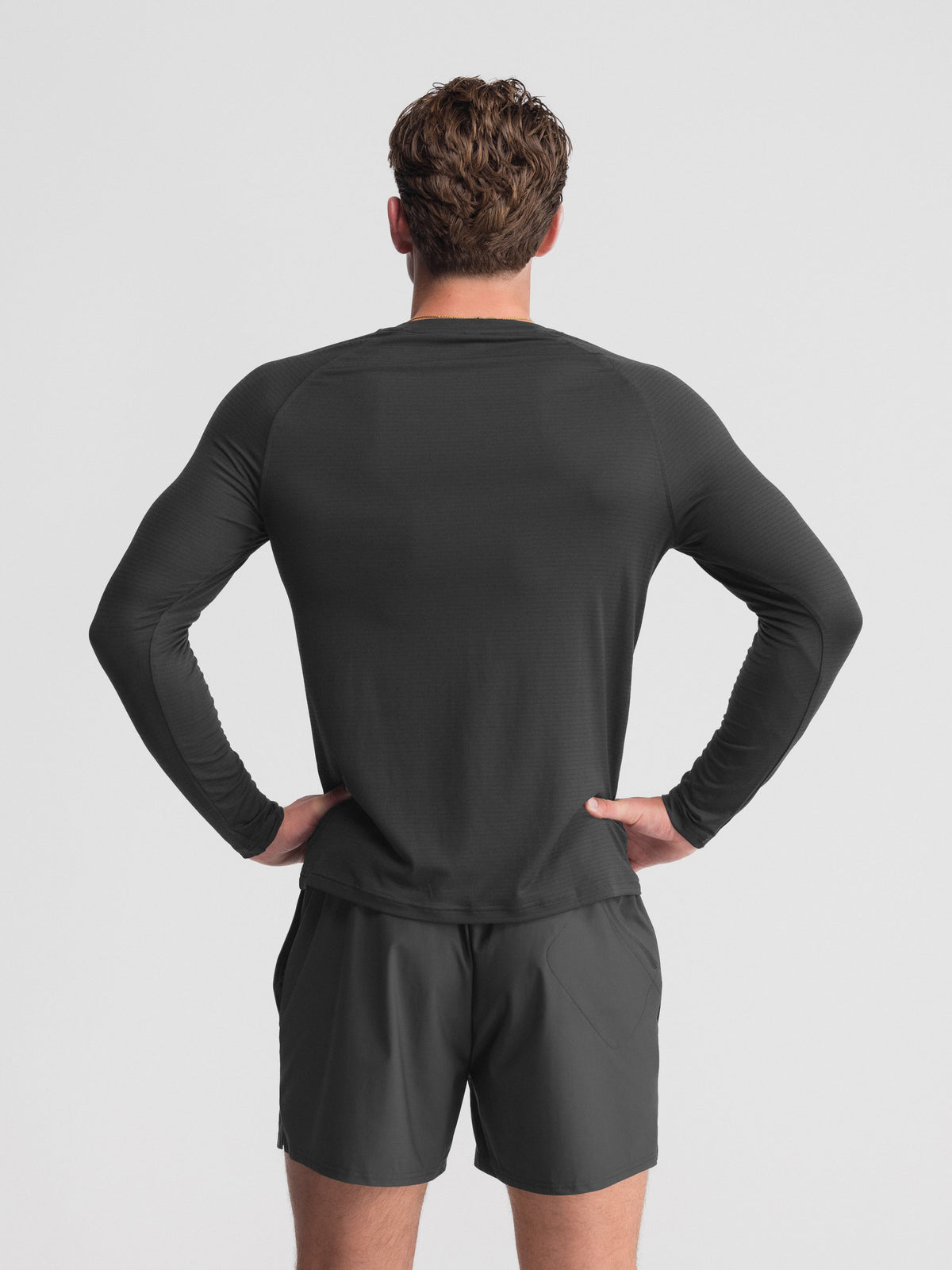 Essentials Long Sleeve Athletic Fitted Tee