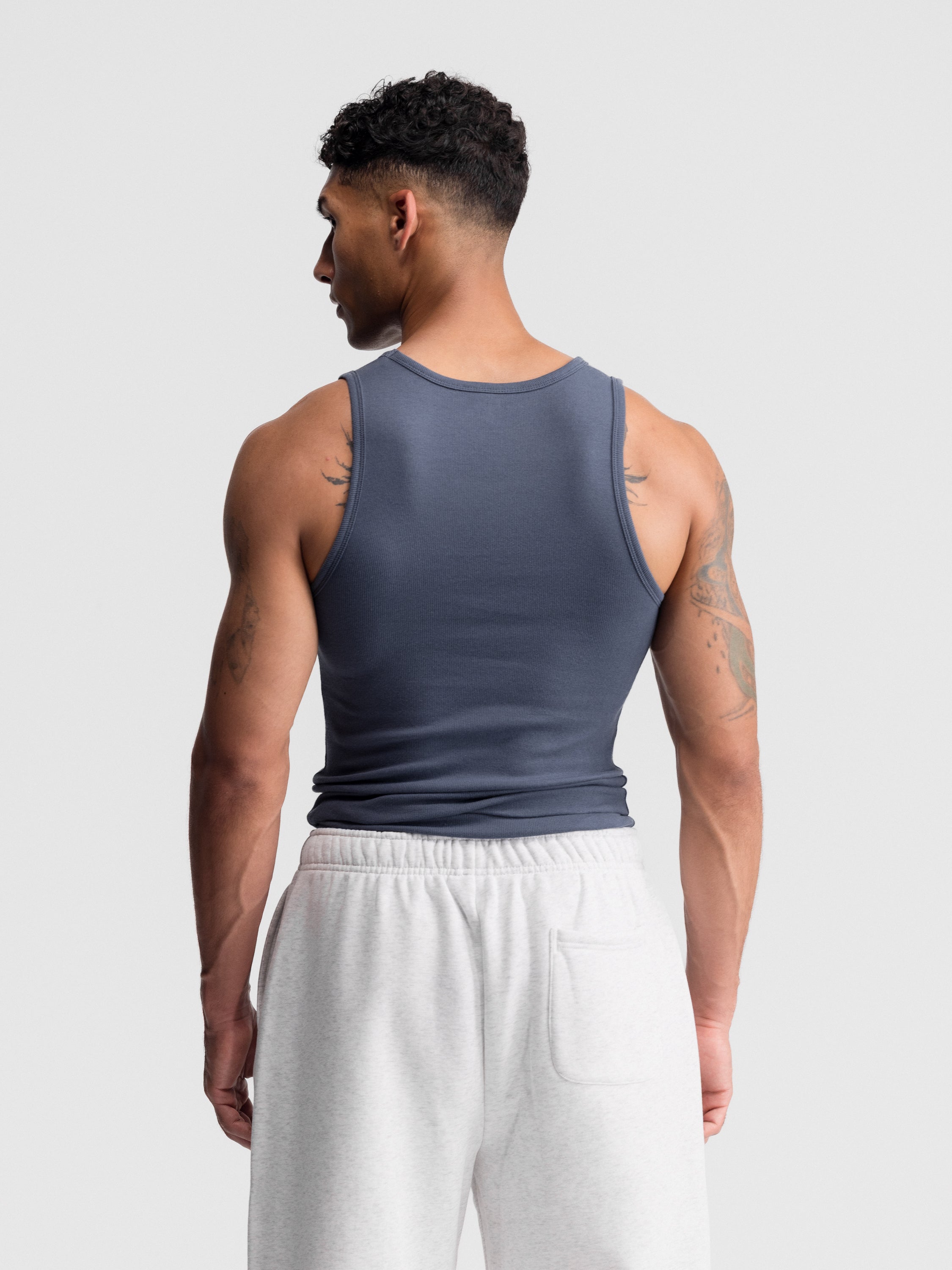 Premium Ultra-Soft Cotton Fitted Tank 3 Pack