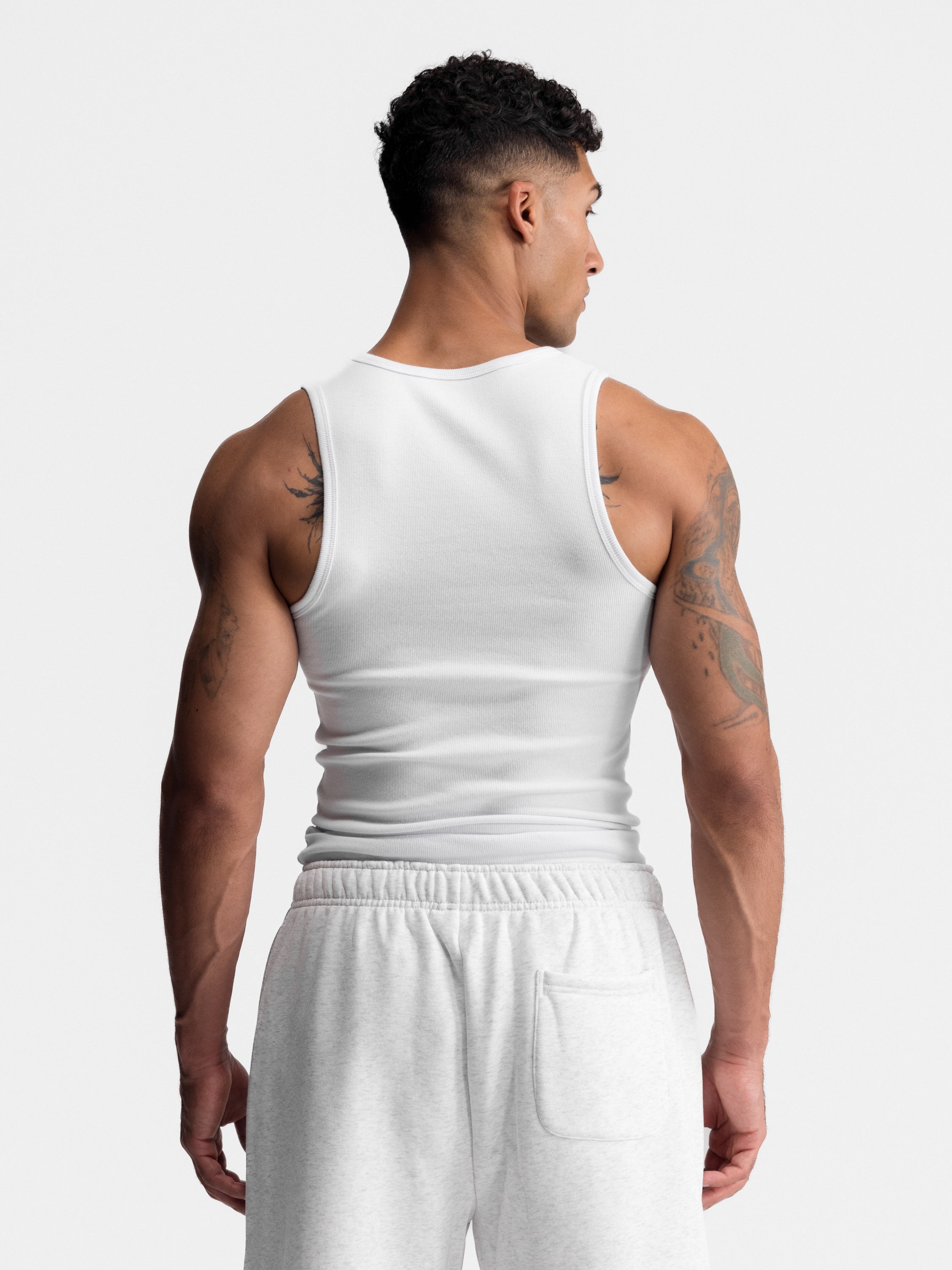 Premium Ultra-Soft Cotton Fitted Tank 3 Pack