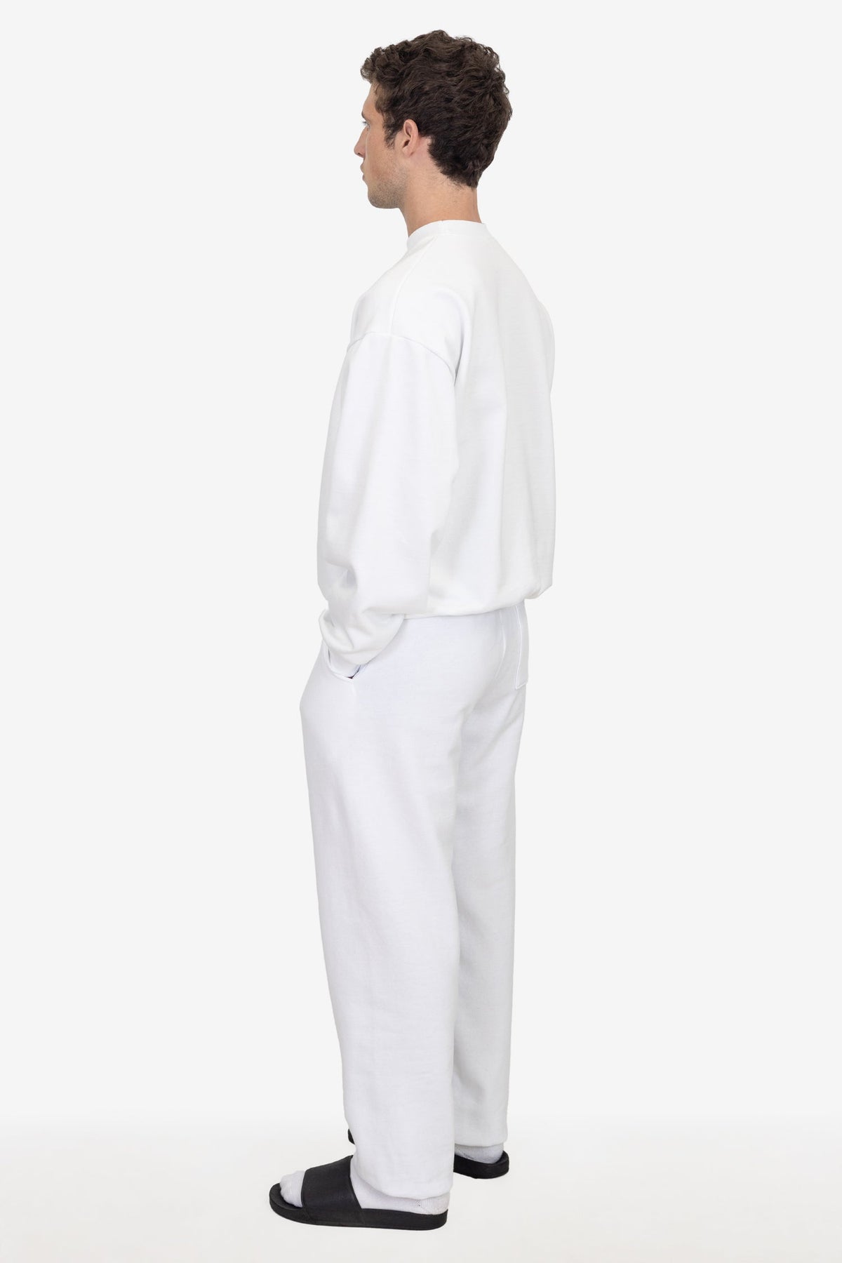 MWF1044 - 10 oz. Mid-Weight Poly Cotton Fleece Wide Sweatpant