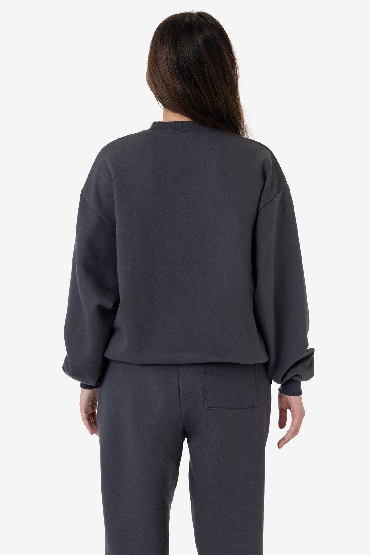 MWF1047 Unisex - 10 oz. Mid-weight Poly Cotton Fleece Wide Crewneck
