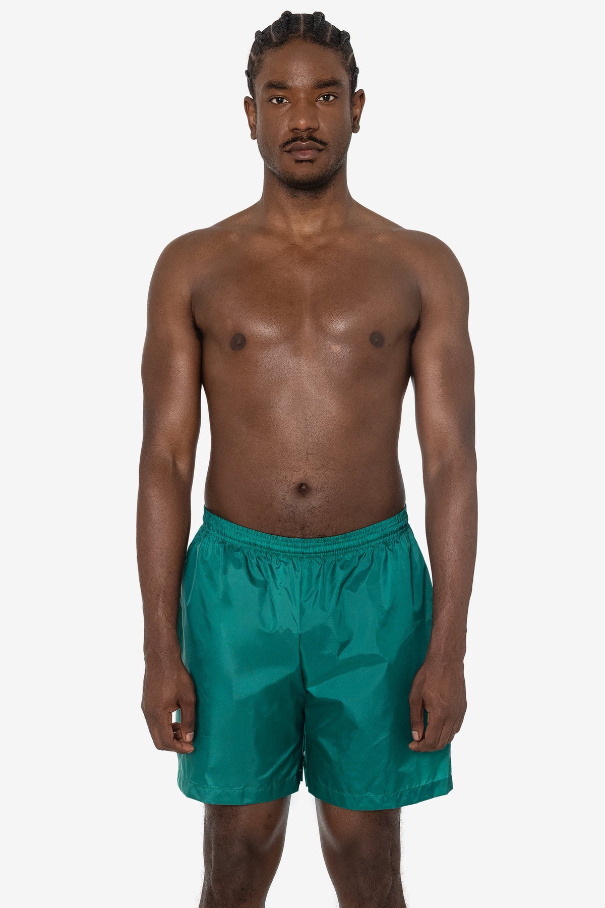 RNF412 - Men's-Unisex Nylon Taffeta Wide Shorts / Swim Trunk