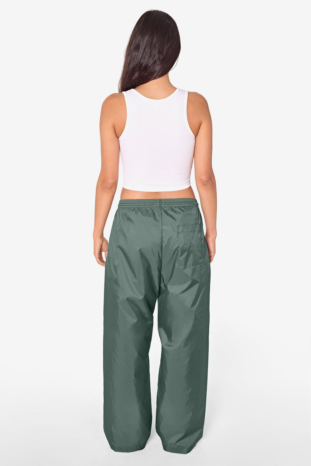 RNF445 - Lightweight Nylon Taffeta Wide Leg Pant