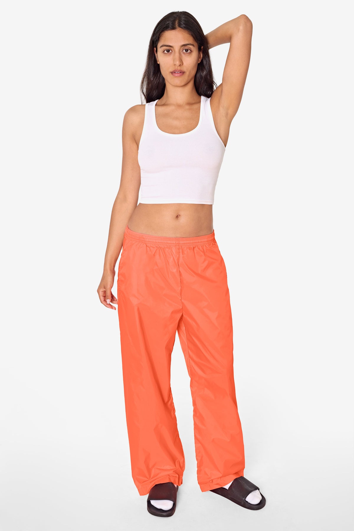 RNF445 - Lightweight Nylon Taffeta Wide Leg Pant