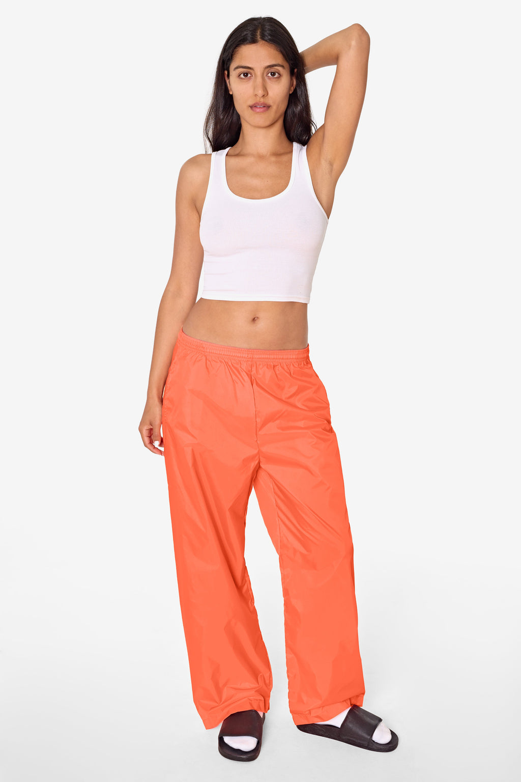 RNF445 - Lightweight Nylon Taffeta Wide Leg Pant
